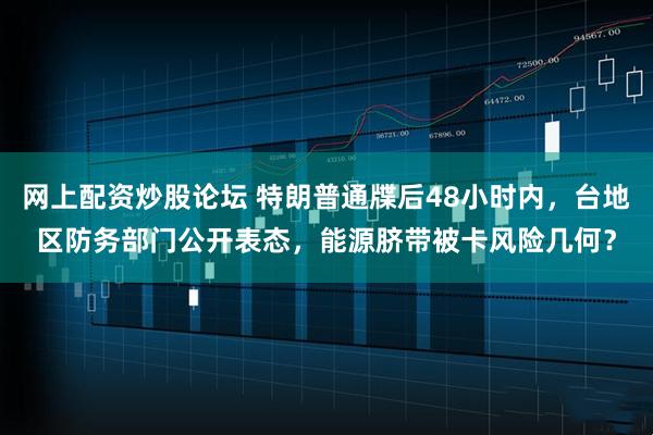 网上配资炒股论坛 特朗普通牒后48小时内，台地区防务部门公开表态，能源脐带被卡风险几何？
